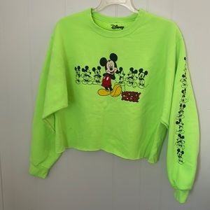 Disney cropped sweatshirt